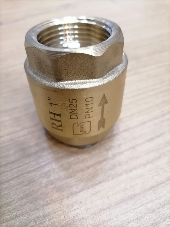 شیر خودکار فنری یک اینچ برنجی رهانه