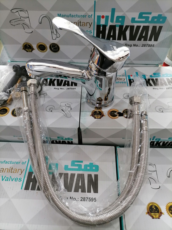 روشویی اهرمی کرم