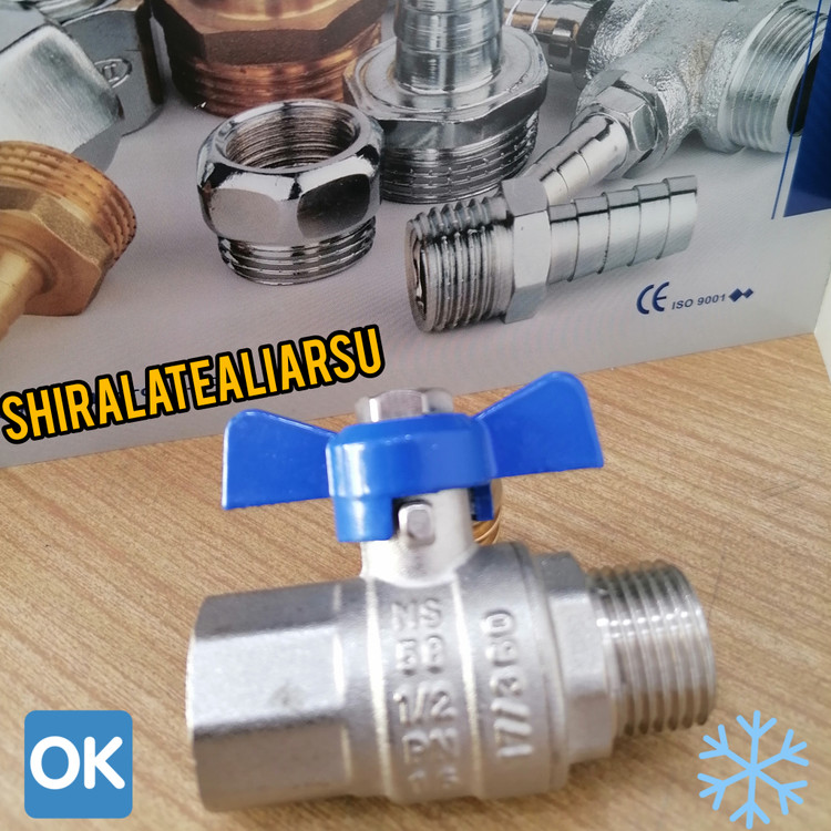 شیر غیر گازی یکسر روپیچ فوق سنگین ۱/۲دی ان