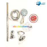 یونیکا تکی کرم استیل با گوشی ۴حالته