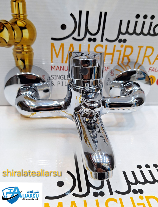 شیر دوش اهرمی لوکس حمام مدل پارمینا کرم