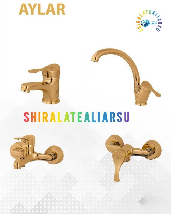 ست ۴عددی اهرمی طلایی