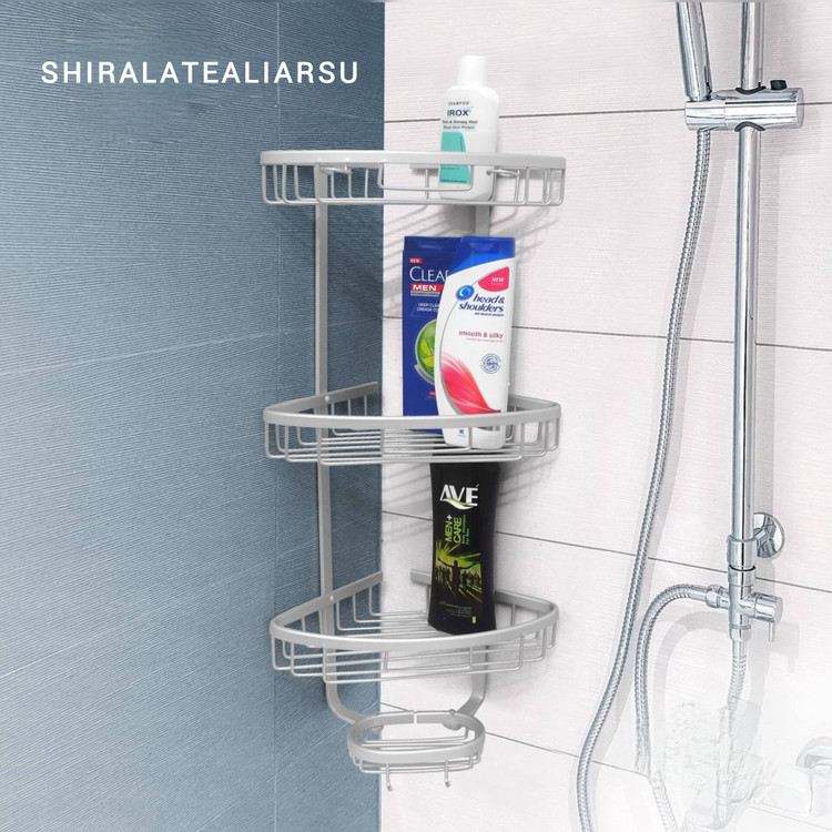 کنج حمام سه طبقه تمام آلمینیوم زاگرس