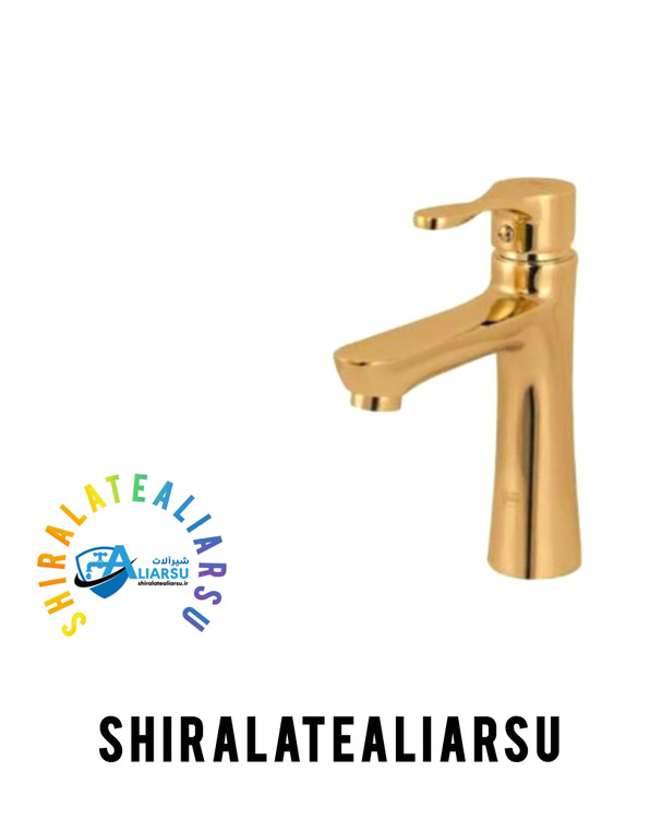 شیر روشویی طلایی دلوان