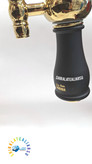 شیر سینک مشکی طلایی فنری دومنظوره