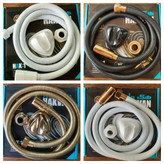 شلنگ آفتابه ریز بافت استیل سفید