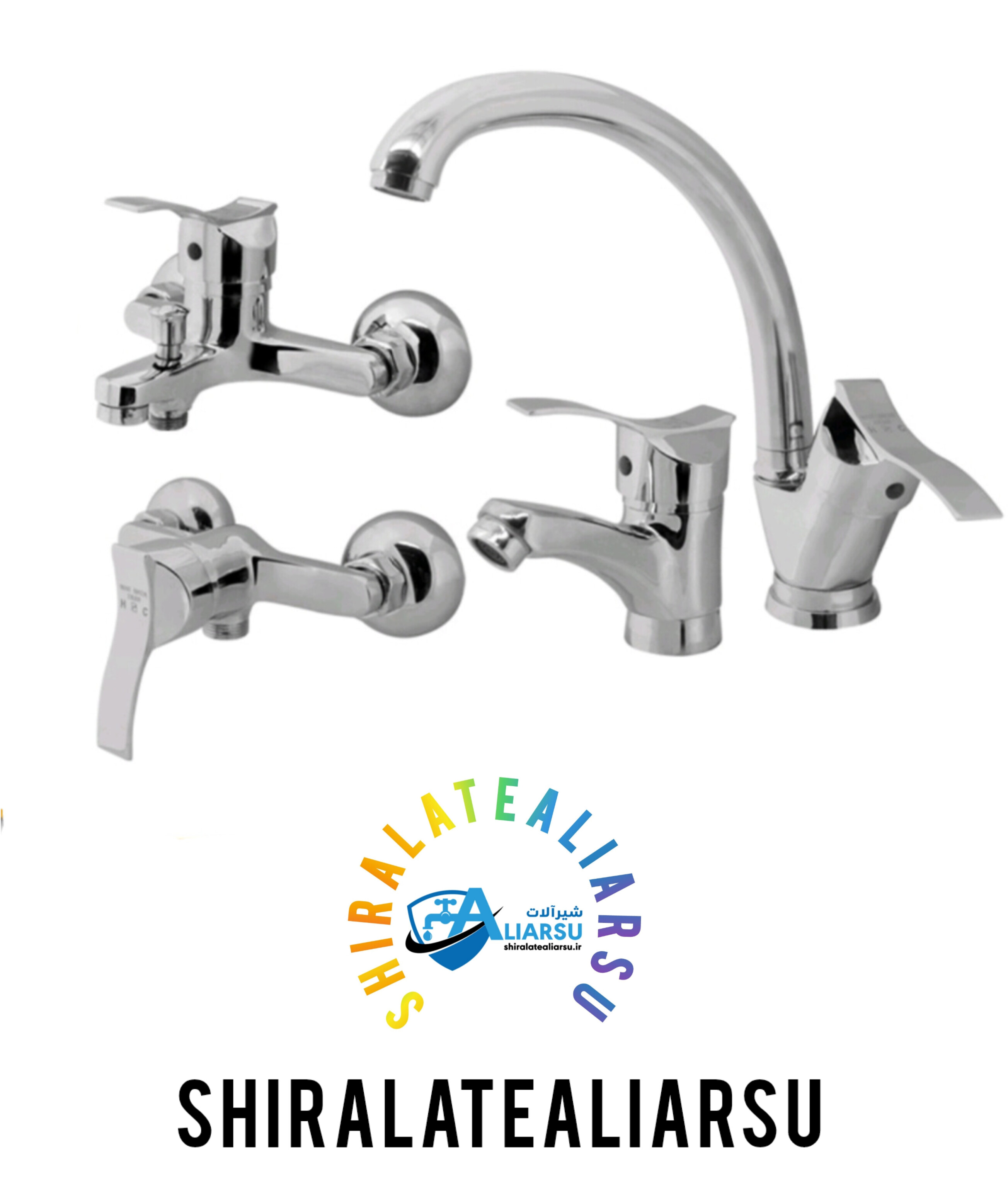 ست ۴عددی شیرآلات اهرمی نسترن