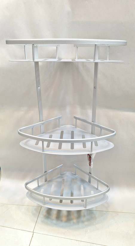 سه گوش سه طبقه کنج حمام تمام آلمینیوم