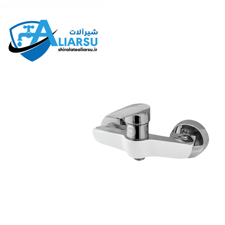سری۴عددی شیرآلات اهرمی لوکس مدل گاردیا سفید کرم *شیرآلات علیارسو